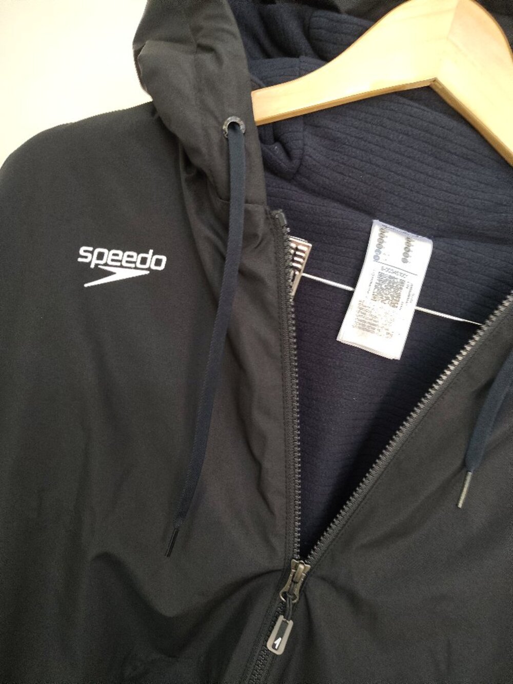 NWOT Speedo Unisex Elite Parka Long Jacket Fleece Lined Team - Picture 3 of 9